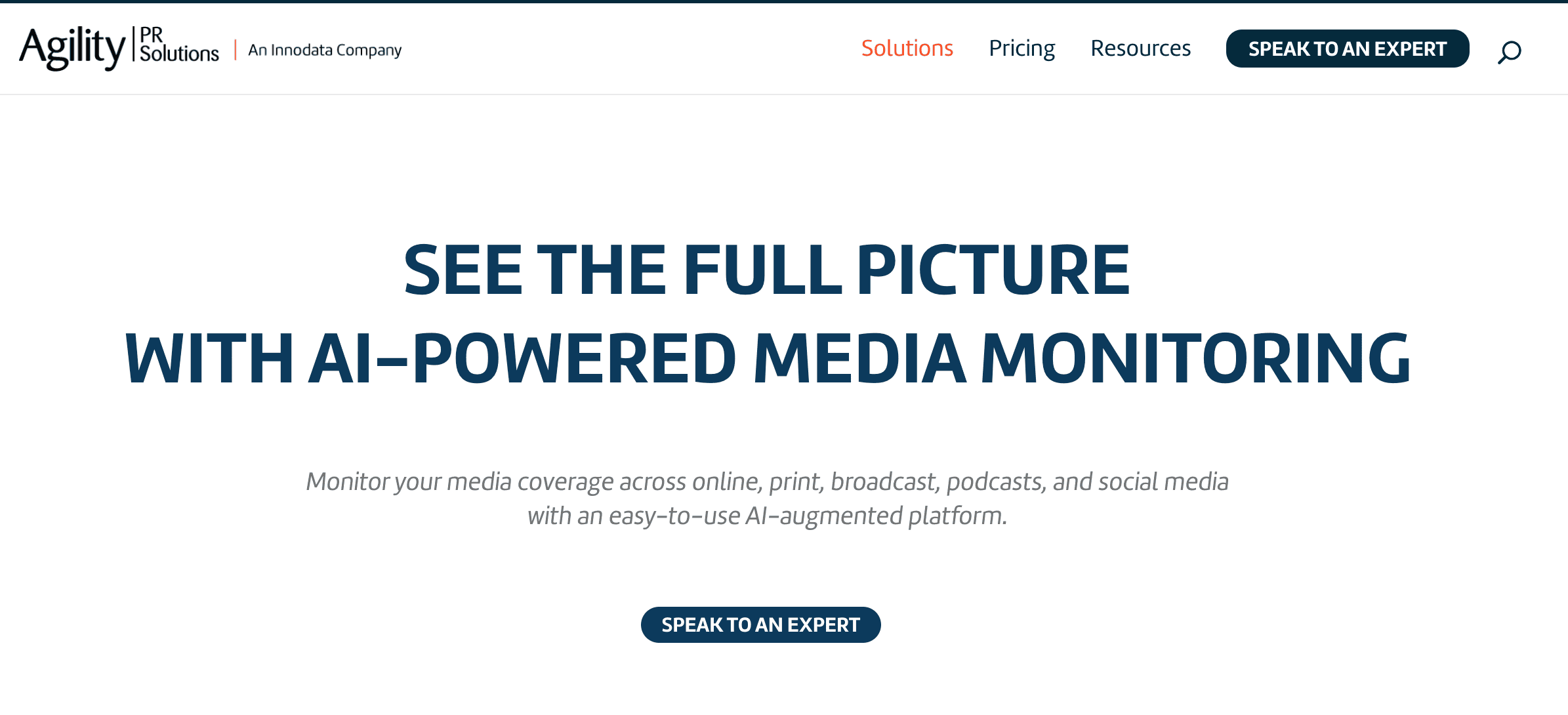 AgilityPR homepage.png