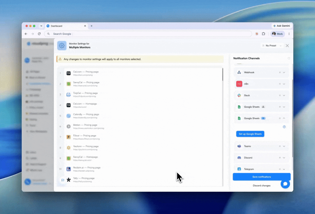 Google sheets setup.gif