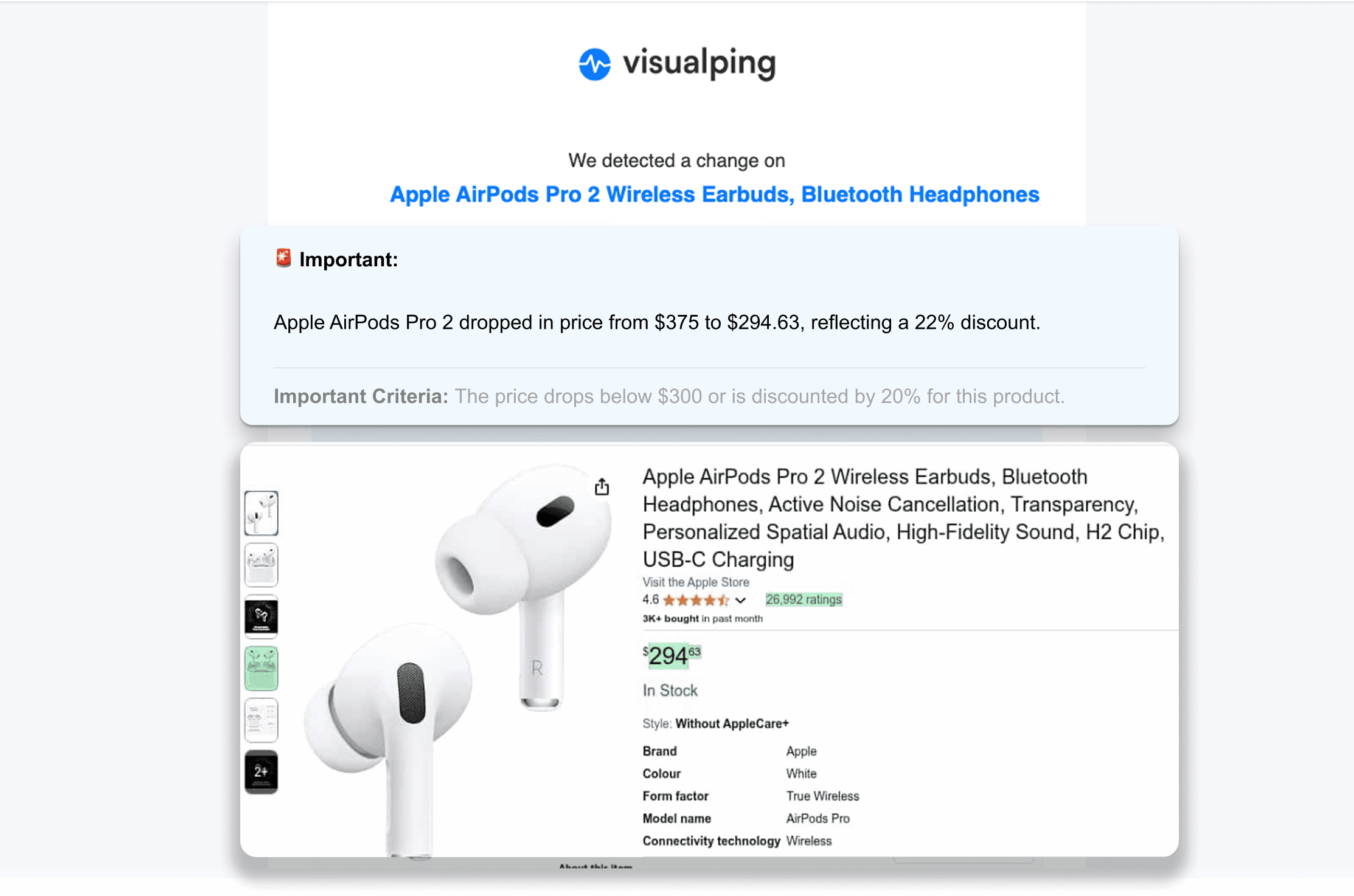 Visualping - AI summary example (Airpods).png