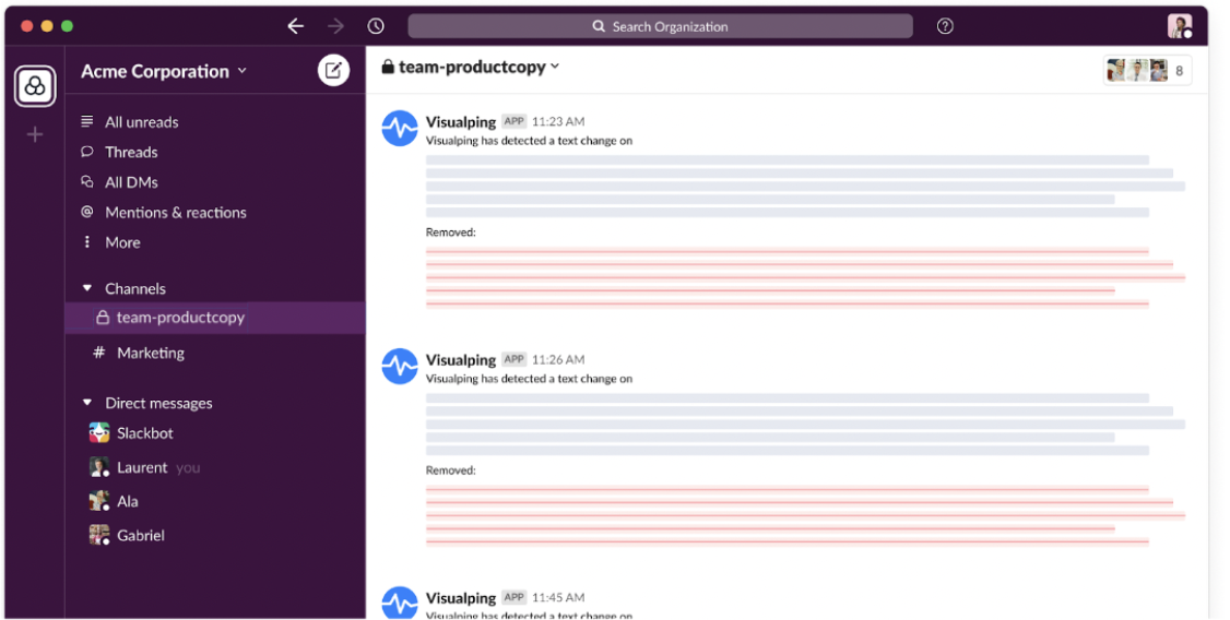 Visualping this Quarter: Send Alerts to Private Slack Channels, and Leverage Advanced Script Pre-Actions