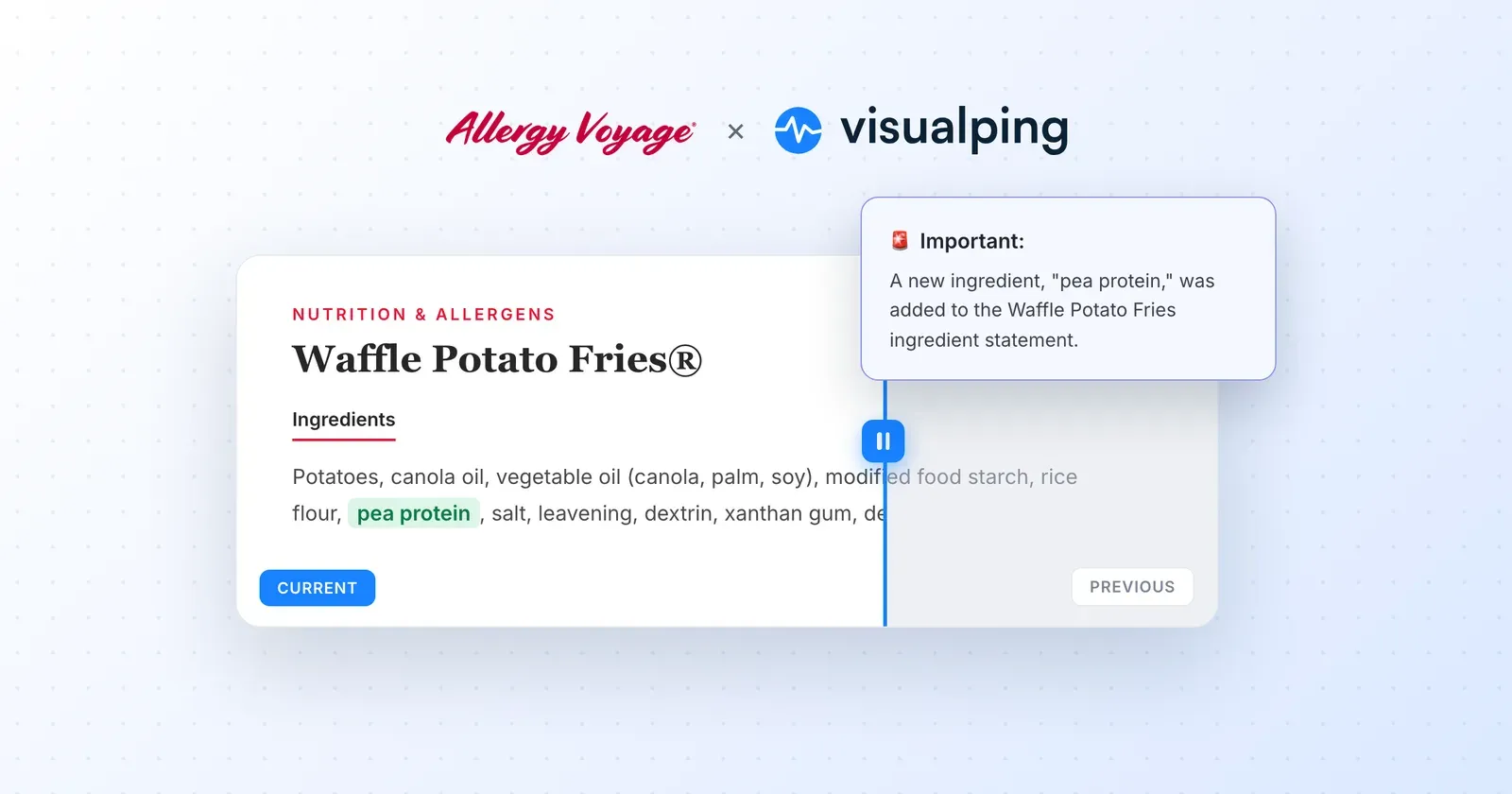 How Allergy Voyage Saves a Dozen Hours a Week Monitoring 100+ Menus with Visualping