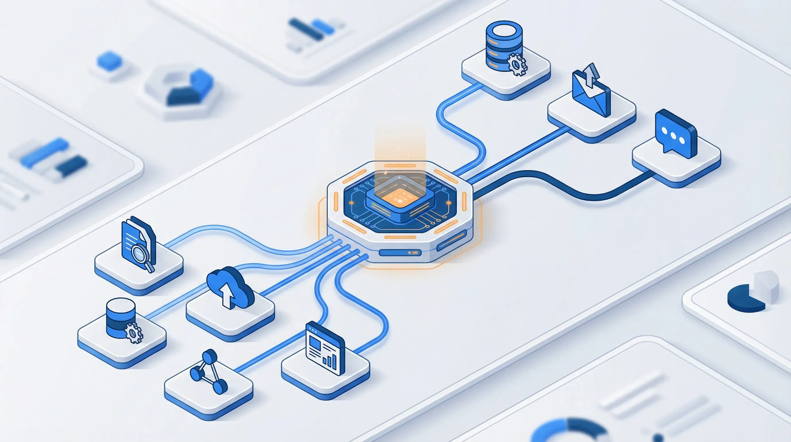 Isometric data pipeline connecting intent data providers to CRM and outreach tools