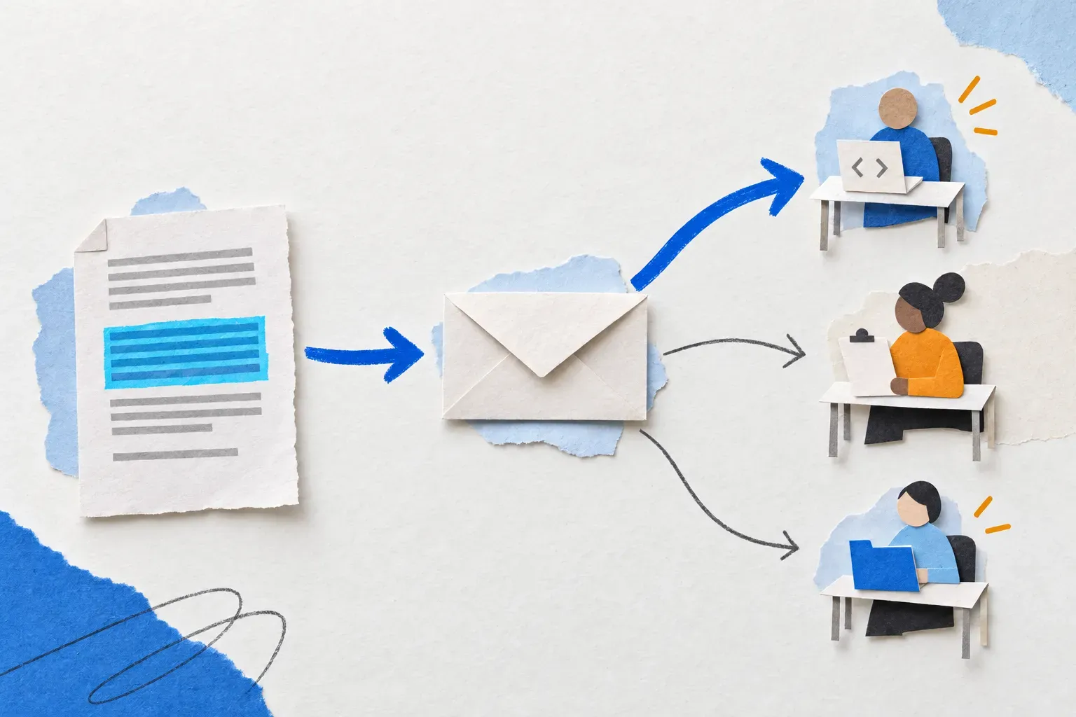 Medicare administrative contractor page change routed by email alert to three team members