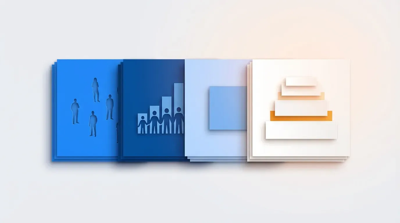 Four ATS pricing models compared side by side with distinct visual patterns