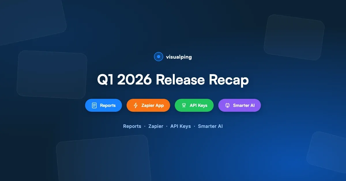 Q1 2026 Release Recap: Reports, Zapier, API Keys, and More