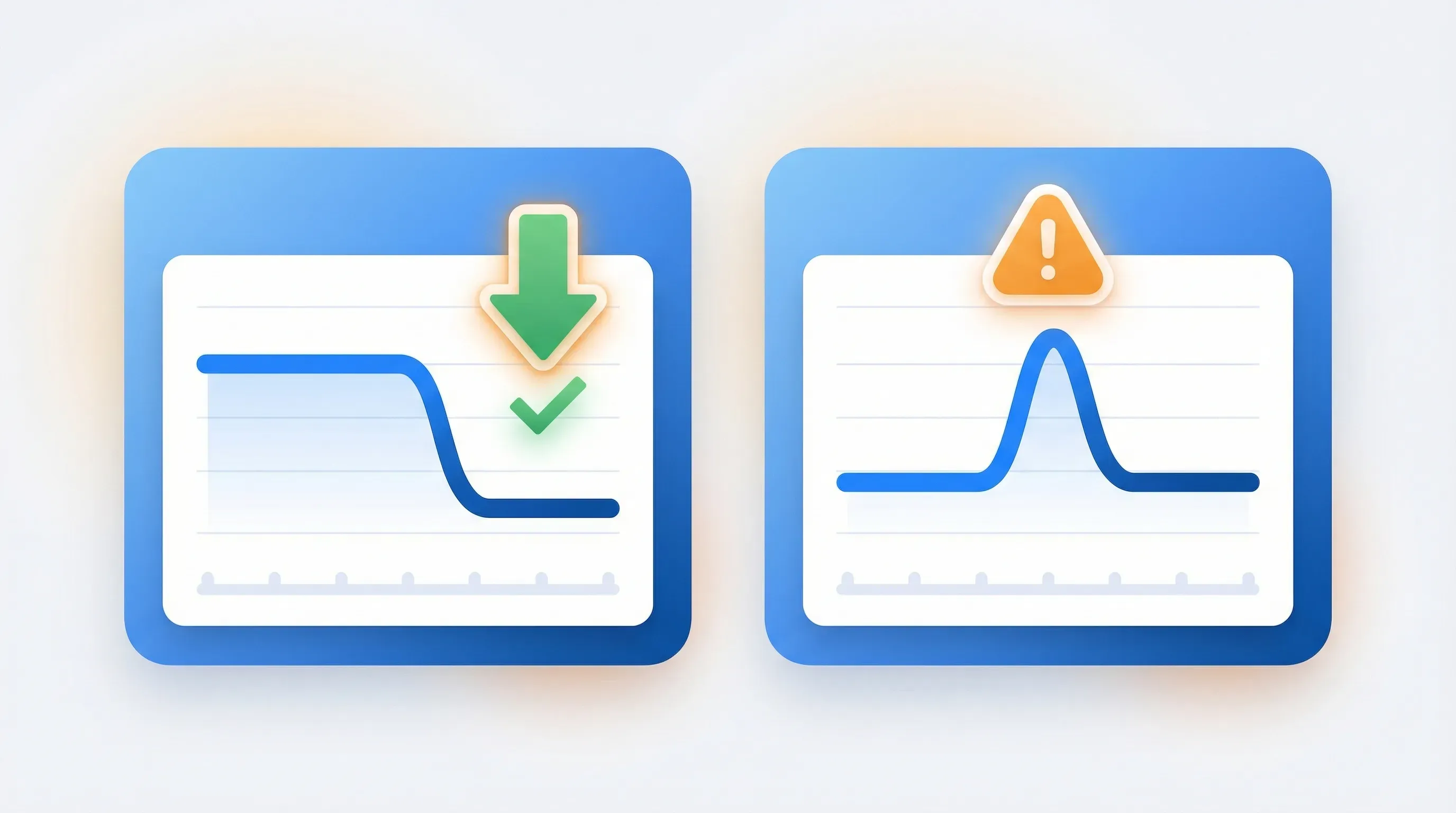 Side-by-side price history charts comparing real discount versus fake rollback