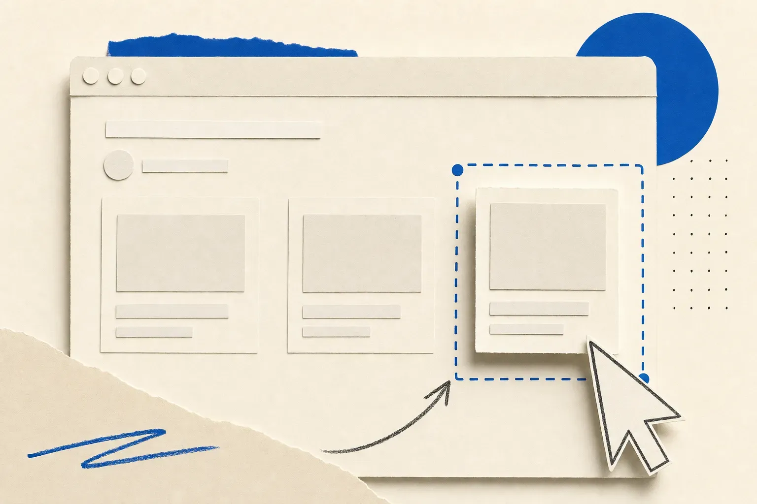 Cursor dragging a selection box around a pricing section of a webpage in Chrome