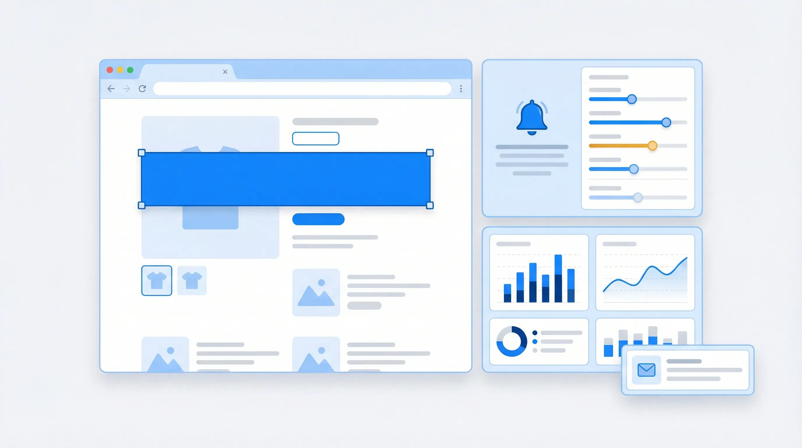 Visualping interface monitoring a Walmart product page with price area highlighted